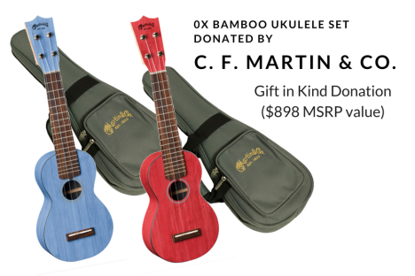 Martin 0X Bamboo ukulele set